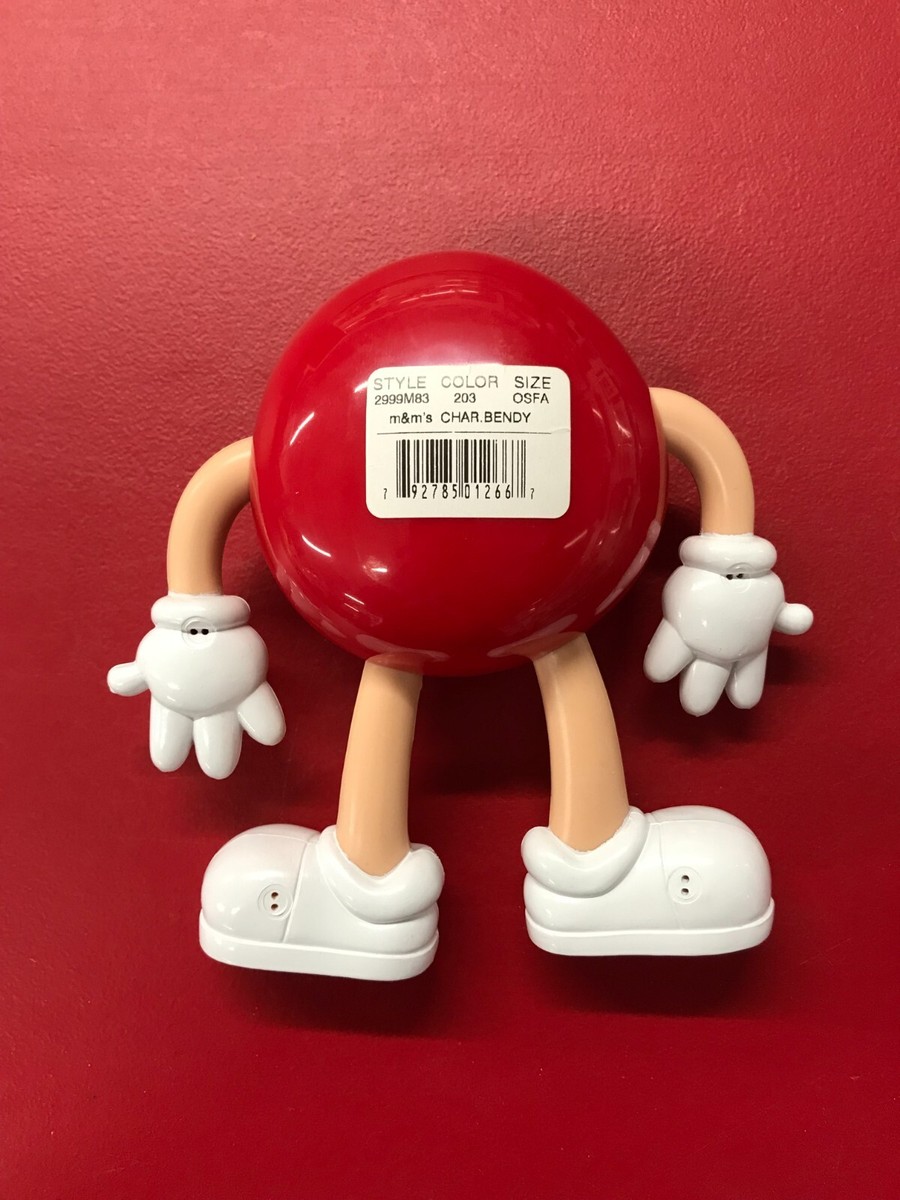 m♡  Mars Candy M&M Red Character Plastic Bendable Figure | eBay