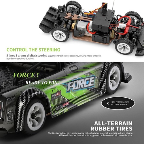 WLtoys XKS 284131 RC Car 4WD Drag Racing Remote Control Mini Drift Model Gift - Picture 3 of 8