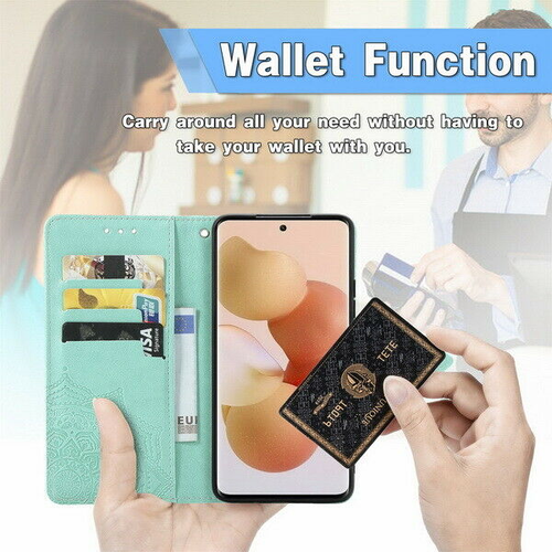 Flip 3D Totem Leather Phone Case For Xiaomi 11 12 POCO X3 Redmi Note 11 10 Pro - Picture 3 of 18