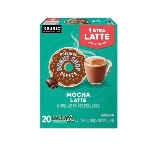 The Original Donut Shop Latte Mocha Dark Roast - Keurig K-Cup Coffee Pods - 20ct - Picture 3 of 5
