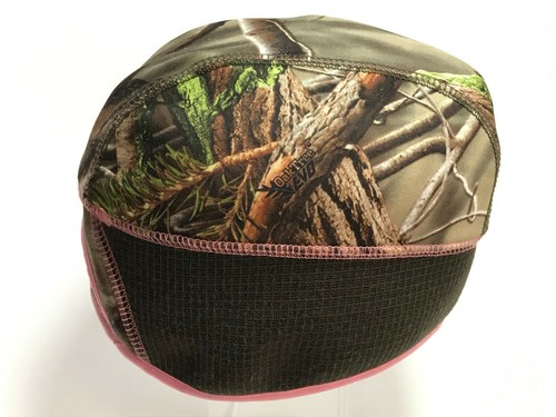 Huntworth Hunting Hat Oak Tree EVO Camo Pink Winter Beanie Skull Cap w Pony Tail - Picture 2 of 10