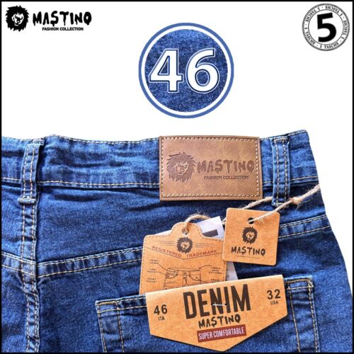 Jeans Uomo Mastino Denim Elasticizzato 5 Tasche Regular Fit - Imagen 11 de 20