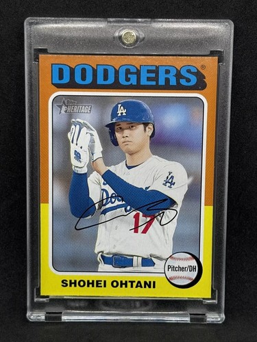 Tarjeta de inversión retro Shohei Ohtani RARA SSP TOPPS DODGERS MVP COMO NUEVA - Imagen 3 de 3
