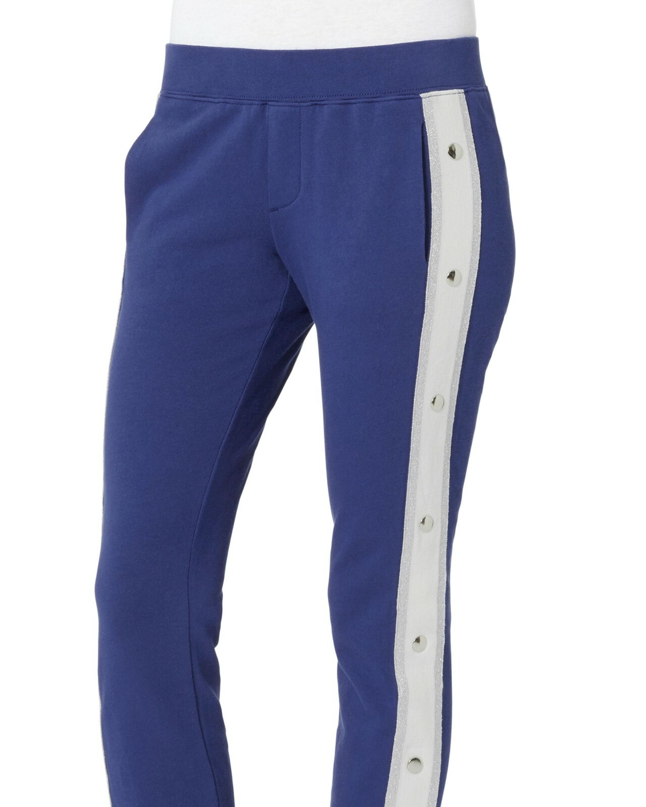 Pam /& Gela Womens Velvet Striped Sweatpants