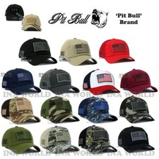 USA Flag Hat Detachable Patch Tactical Operator Micro Mesh Military Baseball Cap