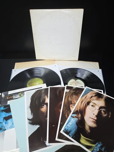 The Beatles White Album 2lp Vinyl 1968 1st Press 7 ERRORS Low Number VG+ INSERTS