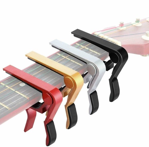 Guitar Capo Acoustic Clip Guitar String Instrument Clamp Fret Electric - Picture 2 of 16