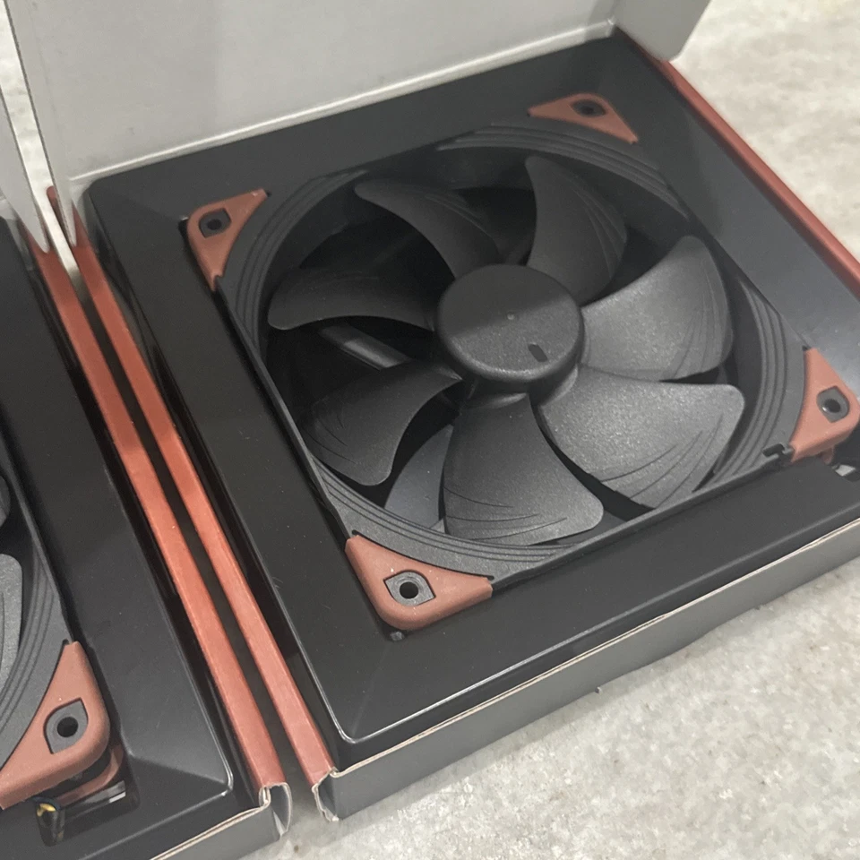 2x NOCTUA NF-A14 INDUSTRIALPPC-3000 PWM - Black - NEW - Image 3 of 4