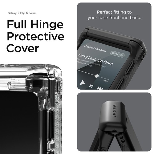 For Z Flip 7 FE / 6 Case VRS [Terra Guard Modern GO] Hinge Cover & Card Wallet - 第 78/80 張圖片