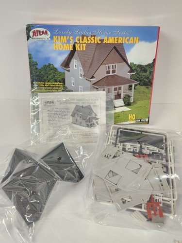 Atlas Model Railroad Kim's Classic American Home Kit *scala HO* #713 nuovo sigillato - Foto 5 di 6