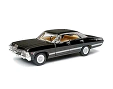 5418D New 5" Kinsmart 1967 Chevrolet Impala  Diecast Toy 1:43 SCALE.clr:BLACK