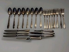 Christofle 150 I Versailles Silver-Plated Flatware 23 Piece Authentic Set