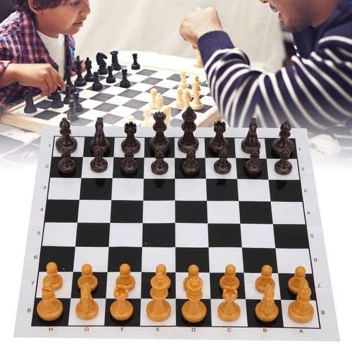 Plastic 2 In 1 International Chess Draughts Set Travel Games Intelligent Toy⊹ - Picture 6 of 12