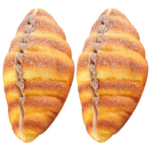 2 Stück Simuliertes Brot Künstliches Brot Modell Brot Foto Requisite - 第 1/12 張圖片
