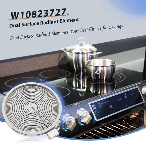W10823727 3012343812 12" Dual Radiant Surface Element 3000/1950W 240V Compati... - Picture 5 of 7