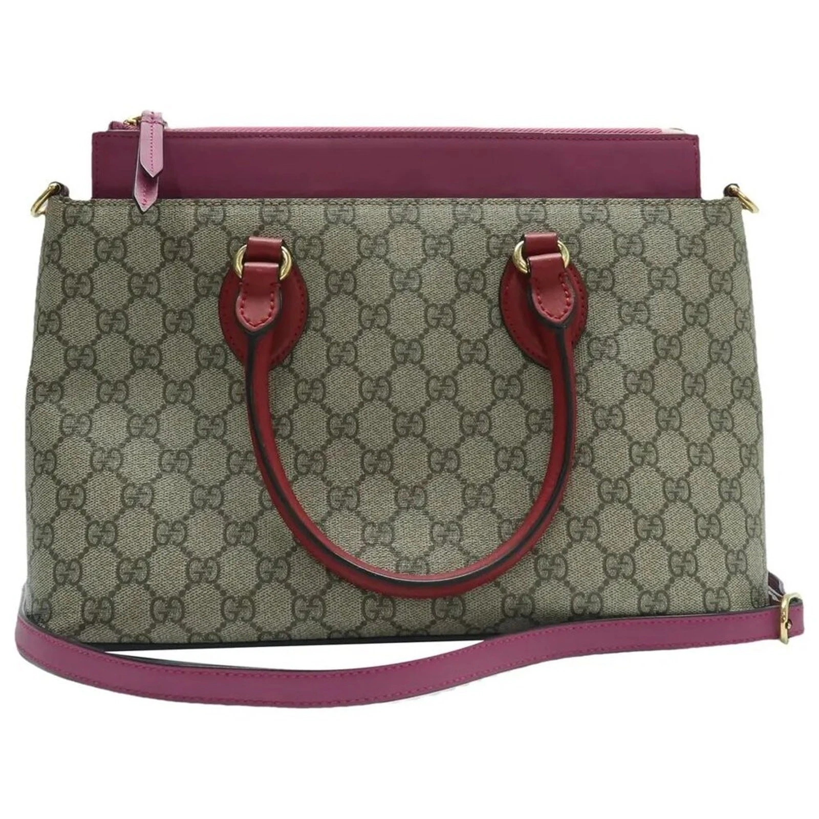 Sacoche en cuir marron GUCCI 723 032425