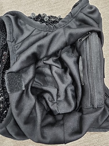 Bueno Collection Set di borse hobo con paillettes marrone e nero - Foto 3 di 3