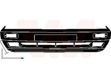 VAN WEZEL Stoßstange Stoßfänger für VW GOLF II (19E, 1G1) 5813573 Glatt Schwarz