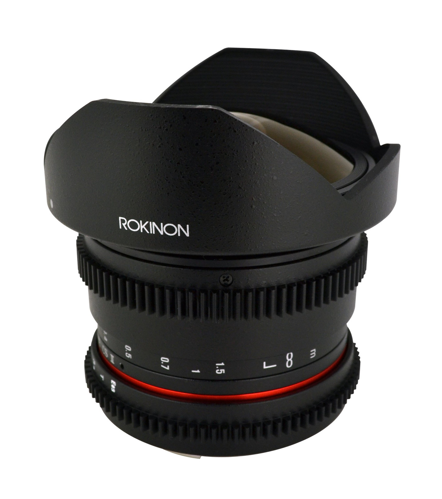 Объектив Rokinon RKHD8MV-N HD 8mm t/3.8 Рыбий глаз для Nikon с разъемом в комплекте