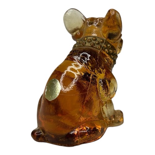 WESTMORELAND French Bulldog Orange Glass Crystal Eyes Original Sticker - Picture 11 of 21
