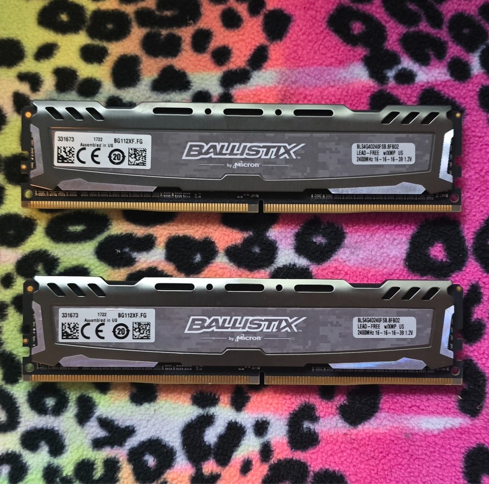 Crucial Ballistix Sport 8GB (2x4GB) DDR4-2400 UDIMM RAM - BLS4G4D240FSB ...