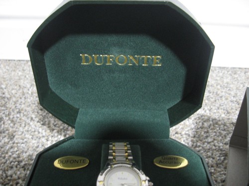 Reloj Pulsera Vintage DUFONTE Lucian Piccard Cuarzo Dama/Mujer con Estuche - Imagen 3 de 17