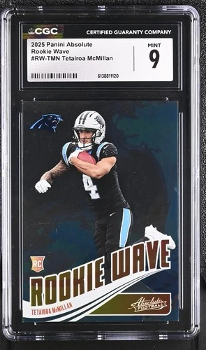 2025 Panini Absolute Countdown Calendar Tetairoa McMillan Base (RAW)