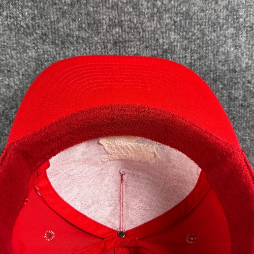 Vintage Trucker Hat Colorado State Track Meet 1992 Race Official Red Strapback - Picture 7 of 11