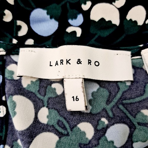 Lark & Ro Fit n Flare Kurzarmkleid mit Raffung - Bild 6 von 11
