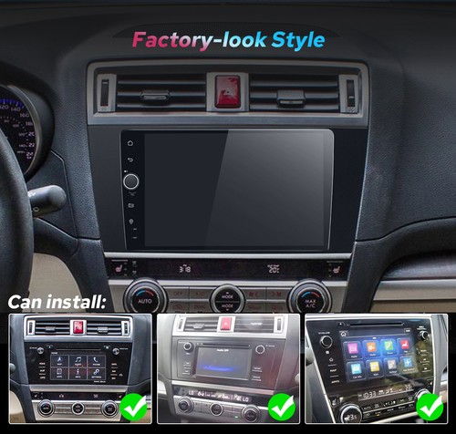 9" Android 13 Car Radio 8+128GB Plug & Play For 2015-2018 Subaru Outback Legacy - Imagen 3 de 15