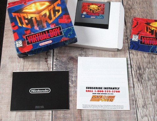 Nintendo Virtual Boy: Tetris (Game Boxed & Complete 1996) Tested Working - Picture 10 of 10