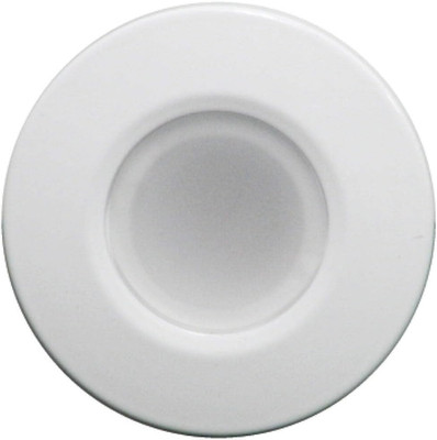 Orbit White Flush Mount down Dimmable Light White/Blue 112521
