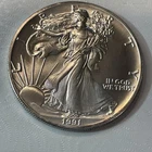 Lot Of 3 American Silver Eagles a 1994, 2014, 2026 3 Troy oz .999 Fine Silver