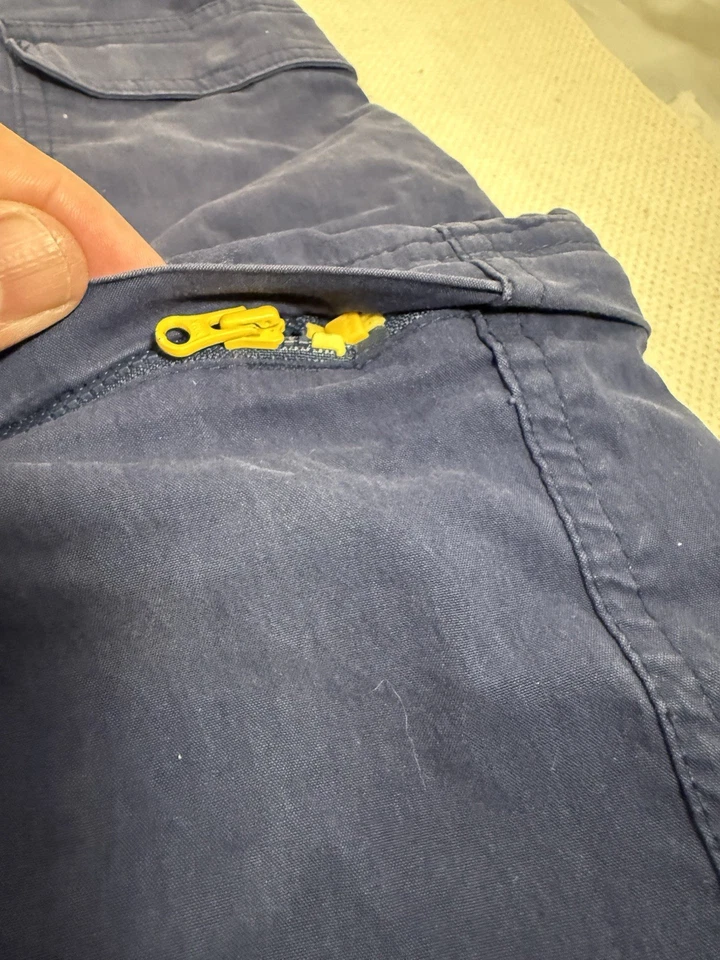 Cub Scouts Switchback Uniform Pants Boy Sz 8 Blue BSA Convertible Zip Off Short - Image 4 of 4