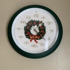 Feldstein Christmas Carol Musical Wall Clock Hourly Melody Light Sensor Vintage