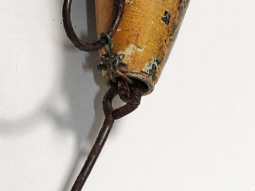Wiggler Heddon? Shakespeare? Vintage Antique? Wooden 4- 3/4" Fishing Lure - Bild 12 von 14