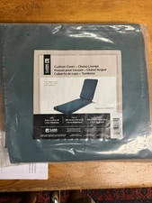 Classic Accessories Ravenna Chaise Lounge Cushion Cover 72"x21"x3" Mallard Green