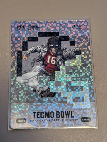 2026 Bo Jackson Battle Arena Tecmo Joe Montana Joe Cool Helmet Icon Battlefoil