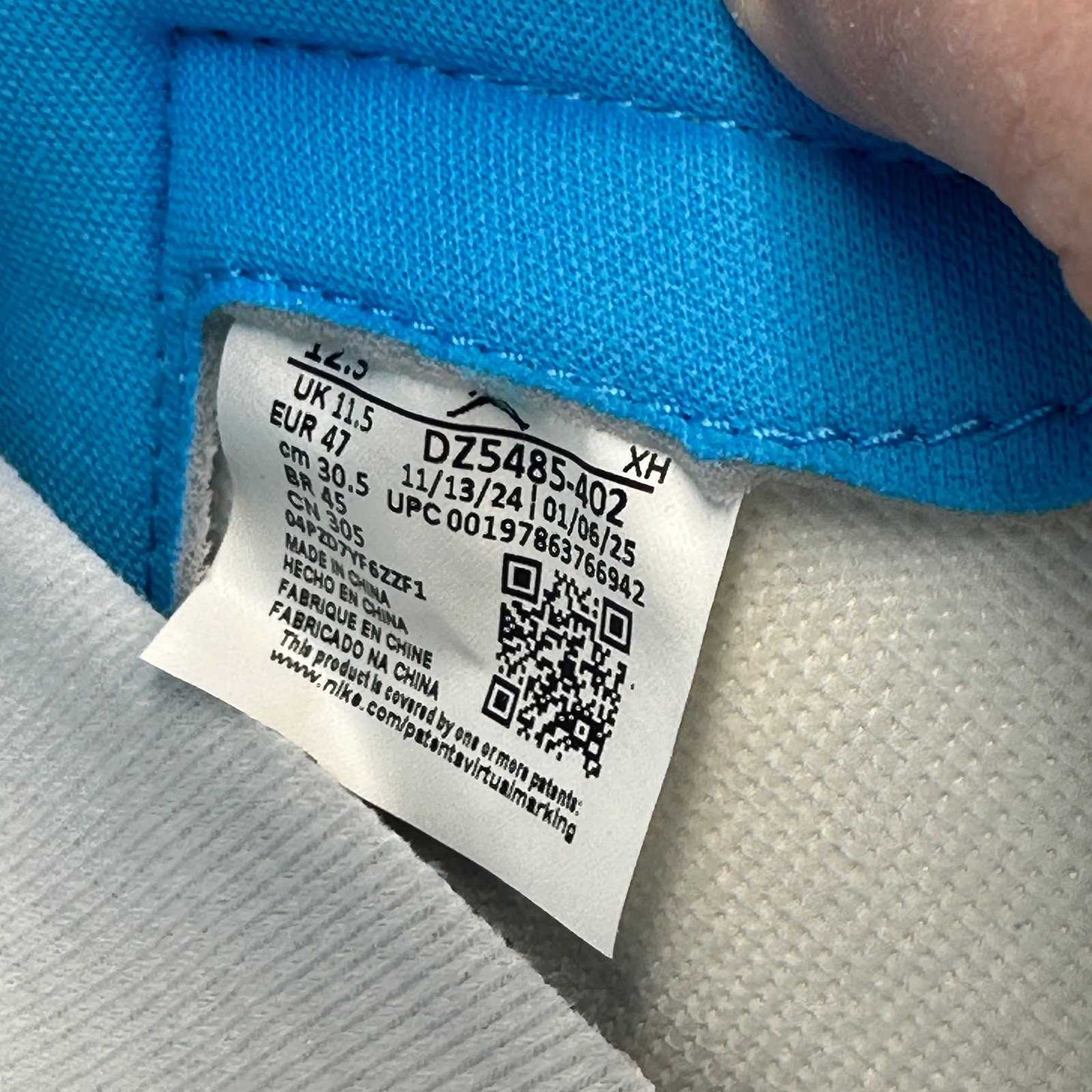 NIB Nike Air Jordan 1 Retro High OG DZ5485 402 UNC Reimagined Size Men's 12.5 DS thumbnail 8