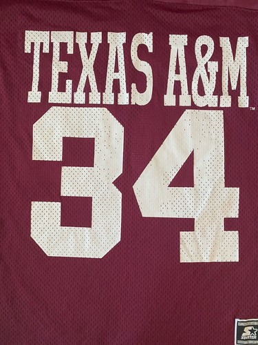 Vintage Texas A&M Aggies Home Football Trikot • Starter • 54/XXL • Wunderschön! - Bild 5 von 13