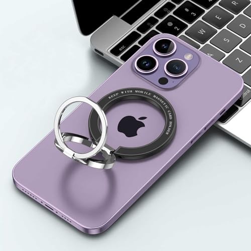 Magnetic Phone Ring Holder Adjustable Stand for MagSafe, Removable Magnetic - Picture 6 of 8