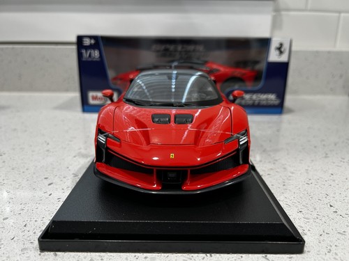 Maisto 1:18 Red Ferrari SF90 XX Stradale Special Edition Diecast New in Box - Picture 7 of 10