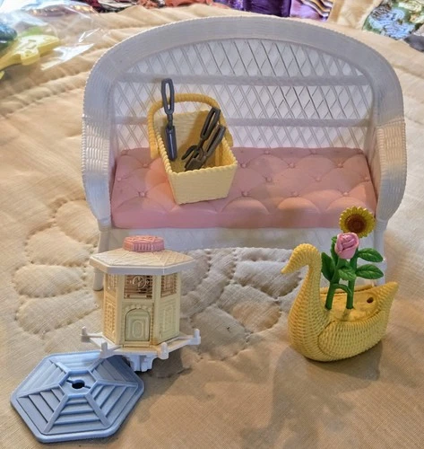 vintage 1999 BARBIE Light Up Summer Garden Playset REPLACEMENT PARTS Mattel