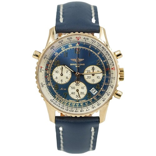 Breitling Navitimer H34030 Rattrapante 38 mm edición limitada oro amarillo de 18 quilates