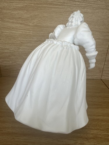 VTG DEPARTMENT 56 SILHOUETTE VICTORIAN Bisque LADY Putting Up The Tree Figurine - Picture 5 of 11