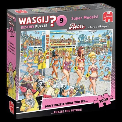Wasgij Retro Destiny 9 - Super Models - Puzzle 1000 Teile Wasgij
