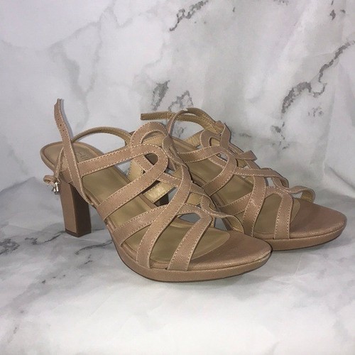NEW Naturalizer Cameron brown sandals heels 10. A14 - Picture 2 of 5