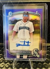 2025 Bowman Chrome Yorger Bautista Auto Purple /250