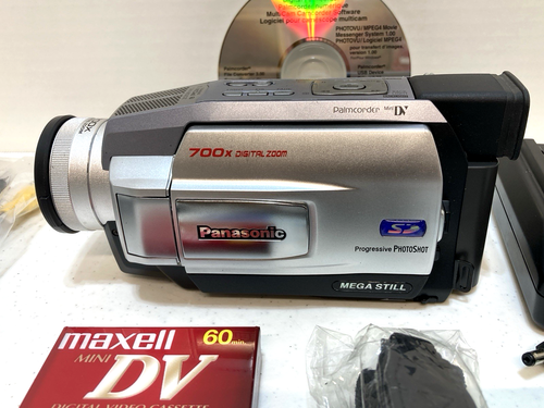 Videocámara digital Panasonic PV-DV92D uso casete de video digital - Imagen 2 de 23