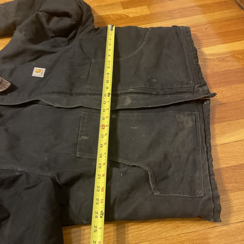 VINTAGE Carhartt Jacke Herren schwarz Arctic Canvas Jacket JQ185 J02 - Bild 9 von 21